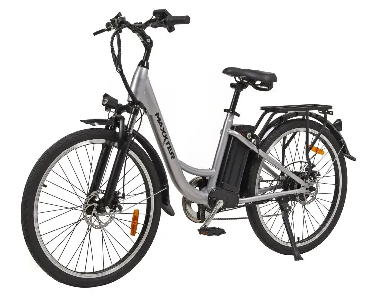 72838433973099 Електровелосипед Maxxter City 2.0 250W 48V 8Ah (Silver) - Зображення 1